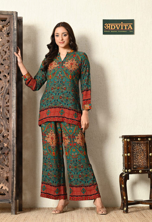 Women’s Cotton Cord Set – Stylish Co-ord Outfit for Everyday Comfort