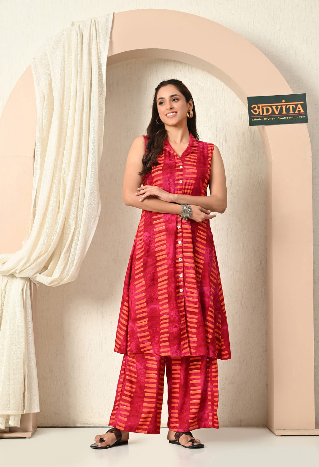 Elegant A-Line 2-Piece Kurta Set for women – view 2