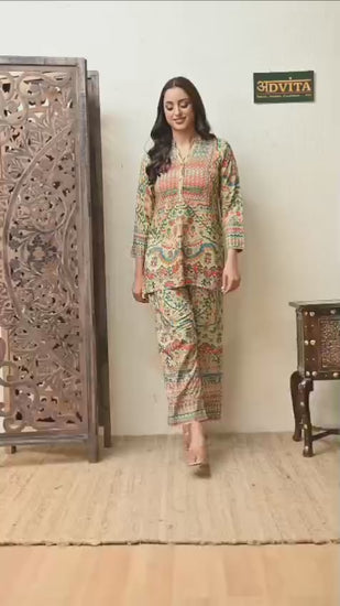 Women Wearing Cordset